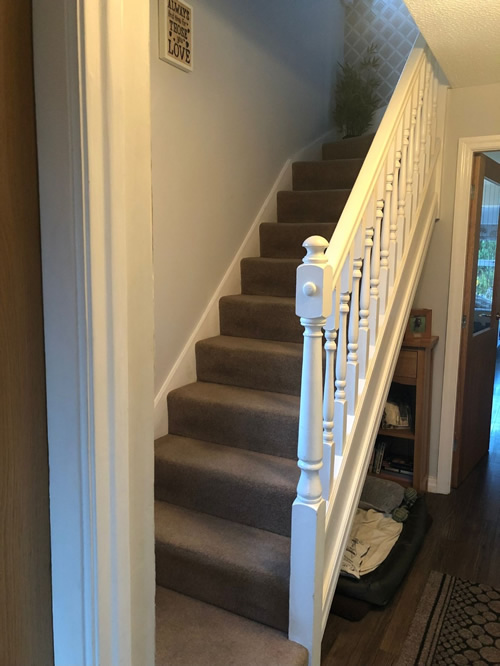 recent staircase renovation in Wigan 1