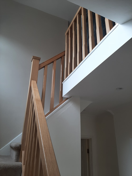 recent oak staircase renovation in Bolton 4