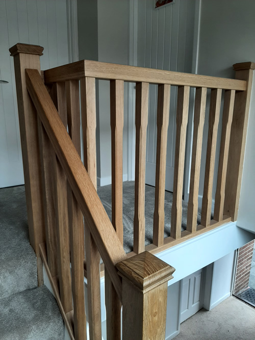 recent oak staircase renovation in Bolton 6