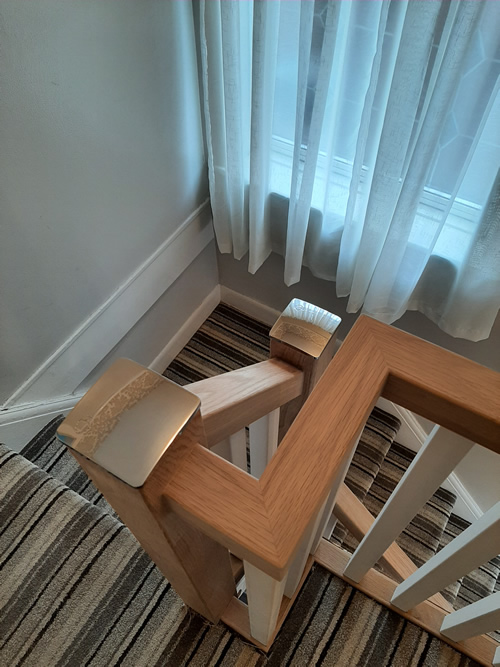recent oak staircase renovation in Wigan 2